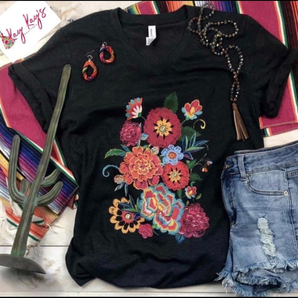Fiesta Floral Tee
